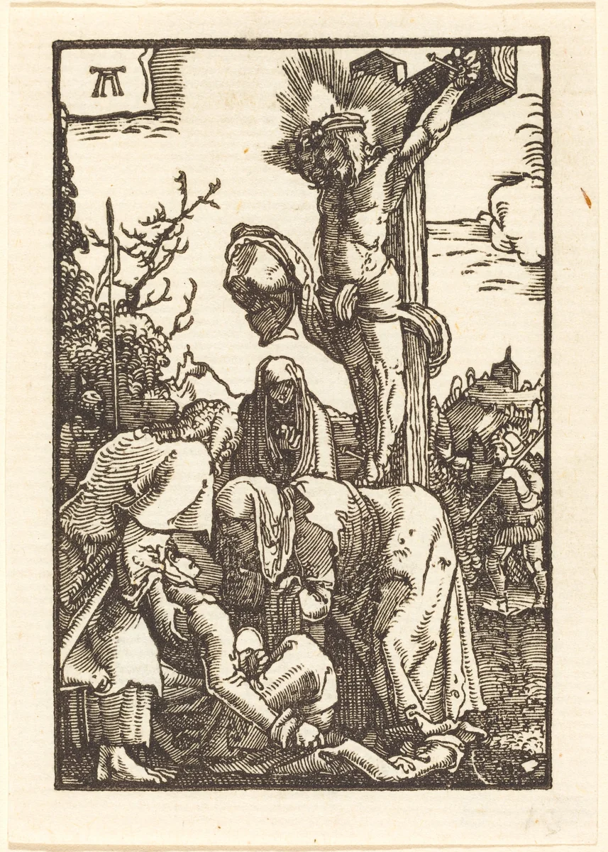 Christ on the Cross by Albrecht Altdorfer, print, 1513