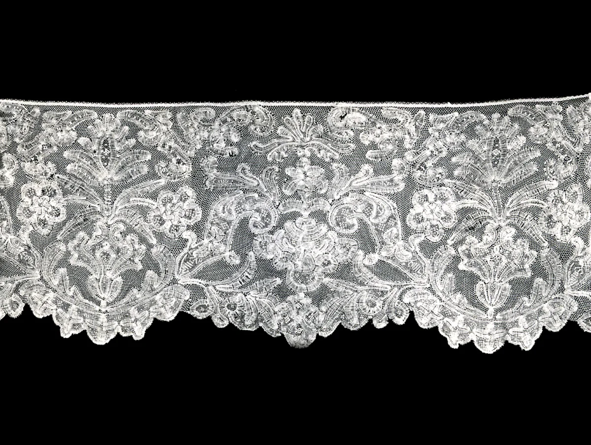 Flounce by Flanders, textile, 1725-1775