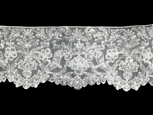 Flounce by Flanders, textile, 1725-1775