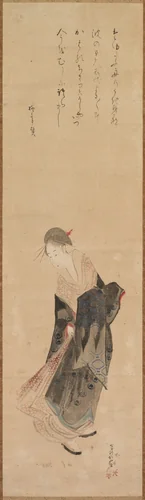 Beauty (Bijin) by Katsushika Hokusai (葛飾 北斎), painting, 1775-1849