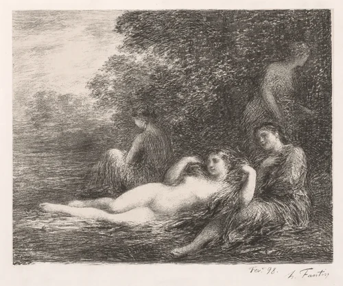 The Bathers by Henri Fantin-Latour, print, 1898