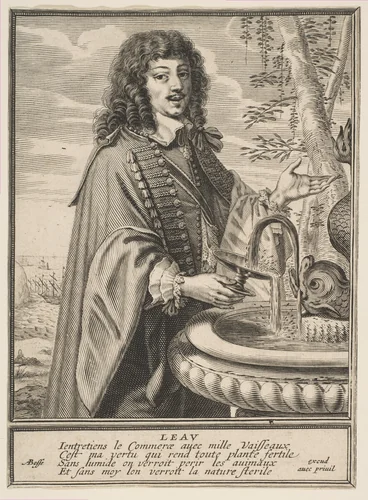 Water by Abraham Bosse, print, 1625-1635