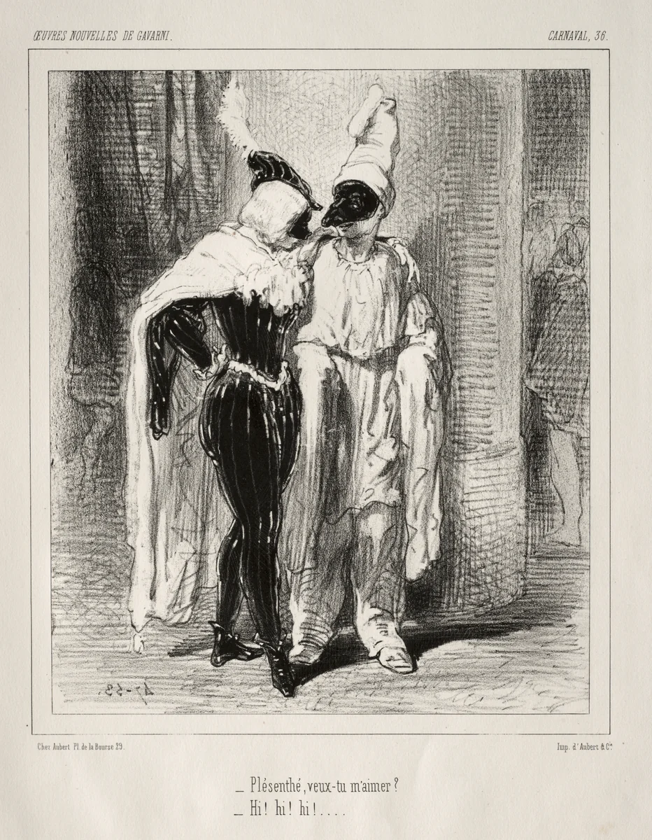 Carnaval by Paul Gavarni, print, 1824-1847