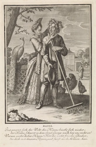 Mei by Caspar Luyken, print, 1698-1702