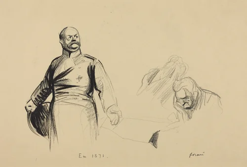 En 1871 by Jean-Louis Forain, drawing, 1914-1919
