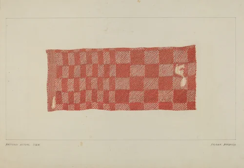 Wool Tablecloth by Frank Maurer, index of american design, 1938