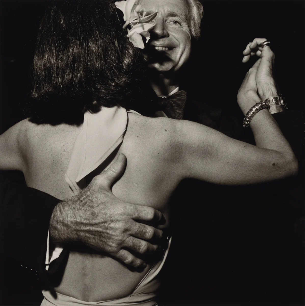 Benefit, The Museum of Modern Art, New York City by Larry Fink, photograph, 1977
