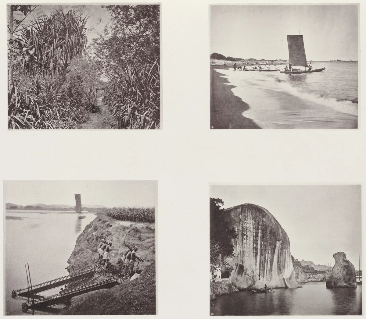 A Country Road Near Taiwanfu by John Thomson, photograph, 1873