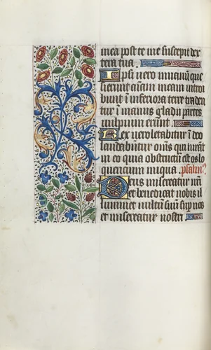 Book of Hours (Use of Rouen): fol. 40v by Master of the Geneva Latini, book, 1465-1475