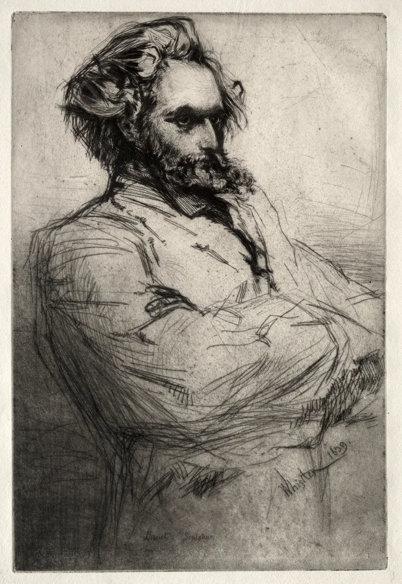 Drouet by James McNeill Whistler, print, 1859