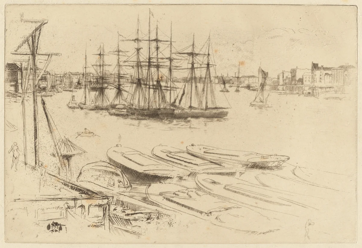 The Large Pool by James McNeill Whistler, print, 1879