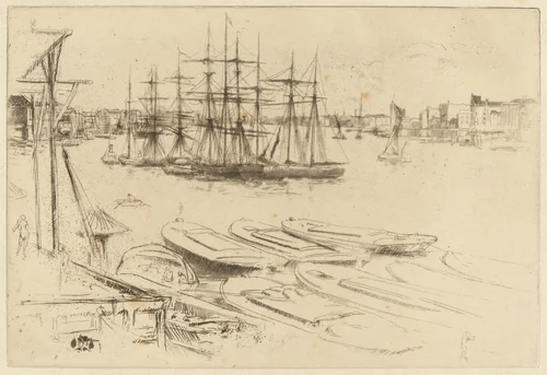 The Large Pool by James McNeill Whistler, print, 1879