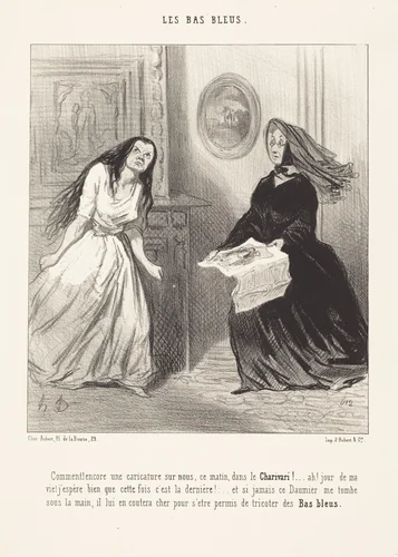 Comment! encore une caricature sur nous... by Honoré Daumier, print, 1844