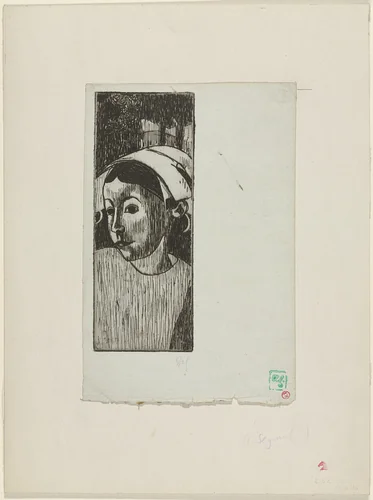 Young Girl by Armand Séguin, print, 1895