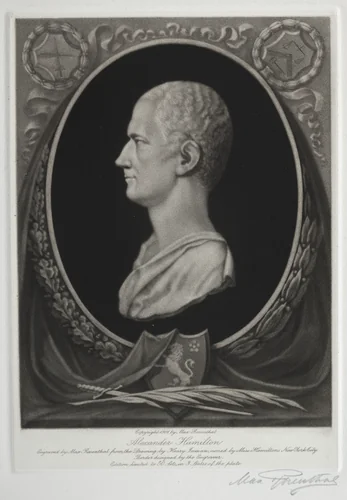 Alexander Hamilton by Max Rosenthal, print, 1901