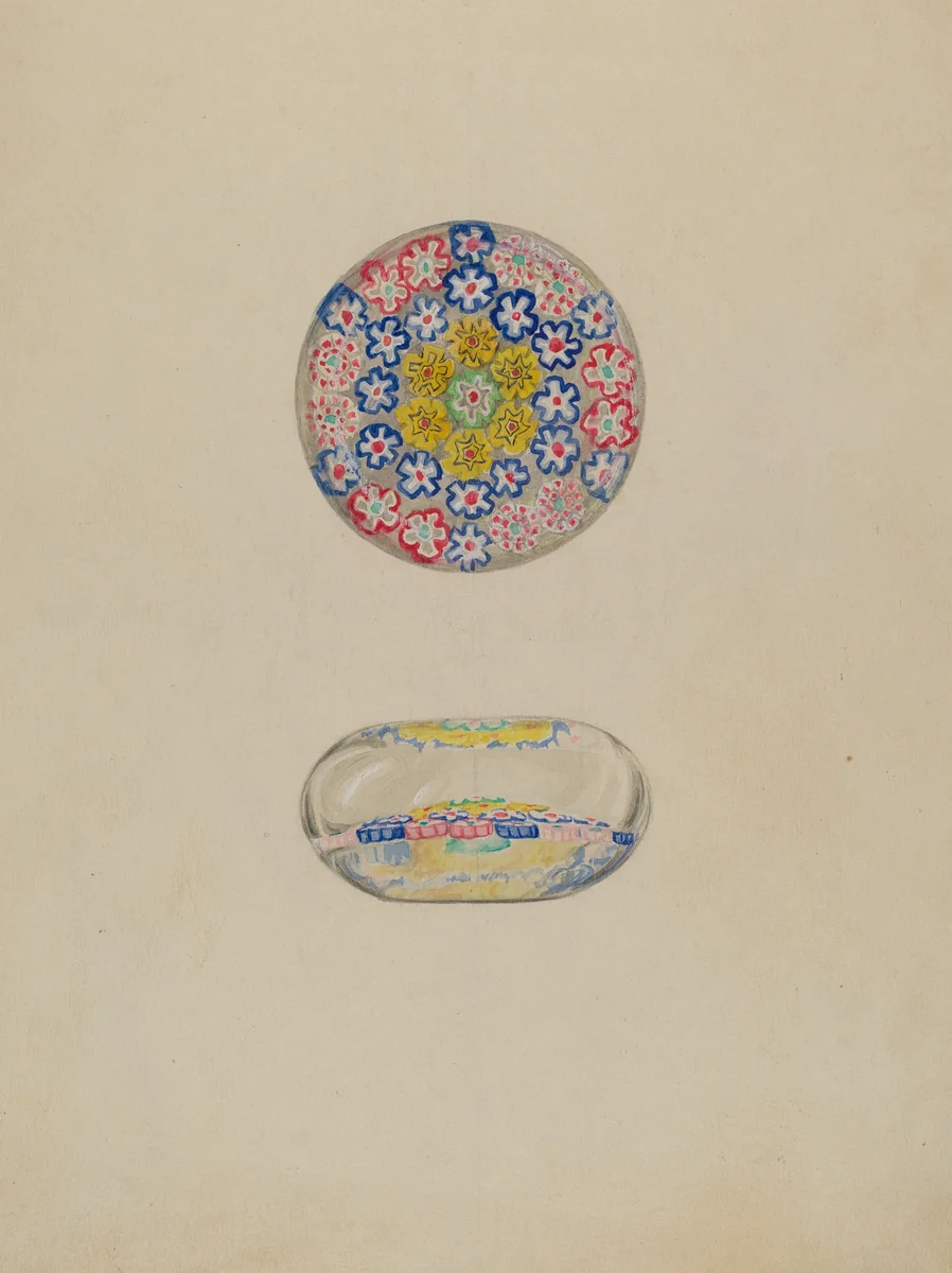 Paper Weight by Vincent Murphy, index of american design, 1936