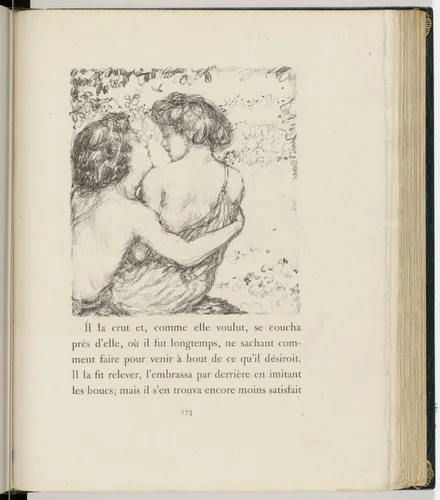 In-text plate (page 173) from Daphnis et Chloé by Pierre Bonnard, illustrated book, 1902