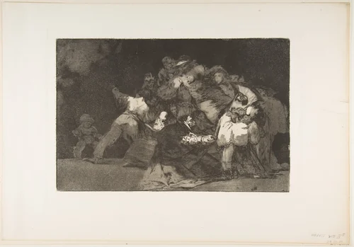 General Folly, from "The Disparates" (Follies / Irrationalities) by Goya, print, 1810-1820