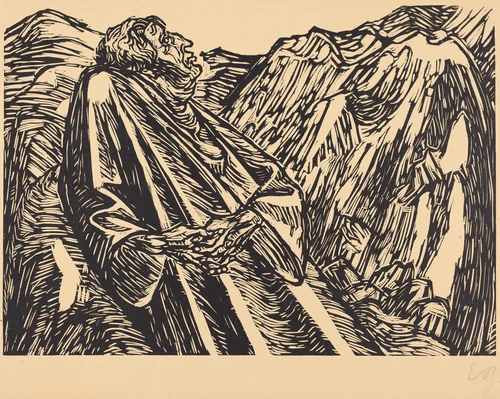 The Cliffs by Ernst Barlach, portfolio, 1920