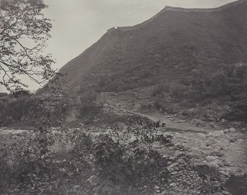 View of the Great Wall, China by John Thomson, photograph, 1866-1876