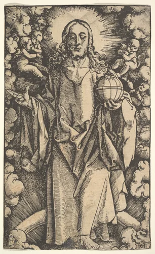 Christ with a Globe by Hans Baldung, print, 1480-1540