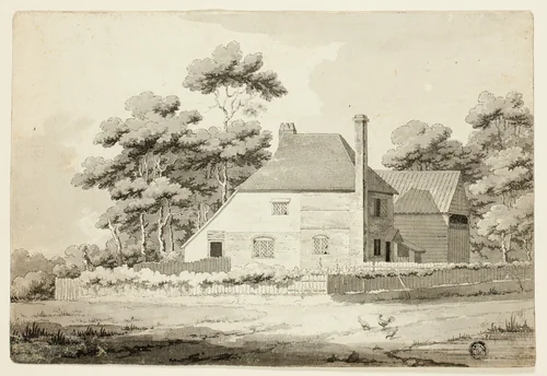 English Farmhouse by Samuel Hieronymus Grimm, drawing, 1753-1851