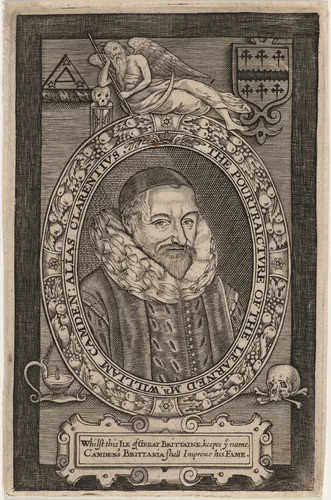 William Camden by Unknown 19th Century, print, 1636