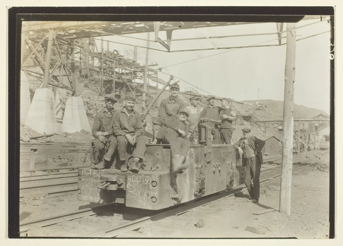 Untitled (A Fairly Modern Coal Mine, Electrified, In East Pennsylvania) by Lewis Wickes Hine, photograph, 1920
