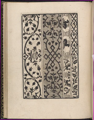 Page from Ein new kunstlich Modelbuch...(Page 19v) by Peter Quentel, book, 1544