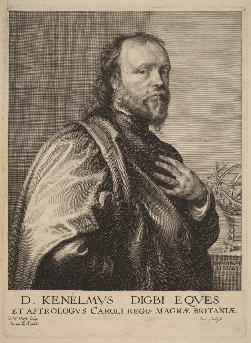 Sir Kenelm Digby by Robert van Voerst
Sir Anthony van Dyck, print, 1626-1636