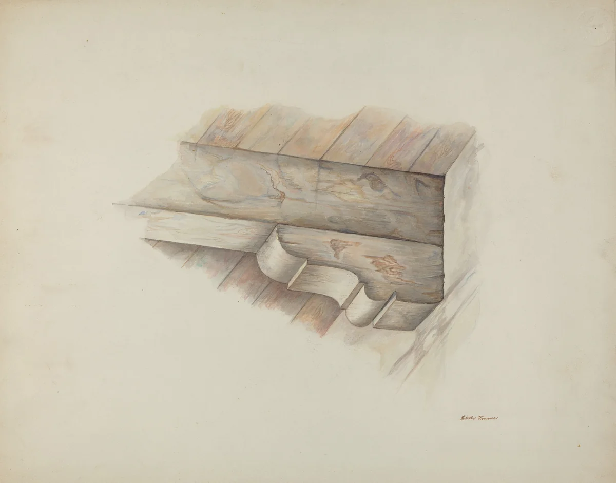 Corbel by Edith Towner, index of american design, 1939