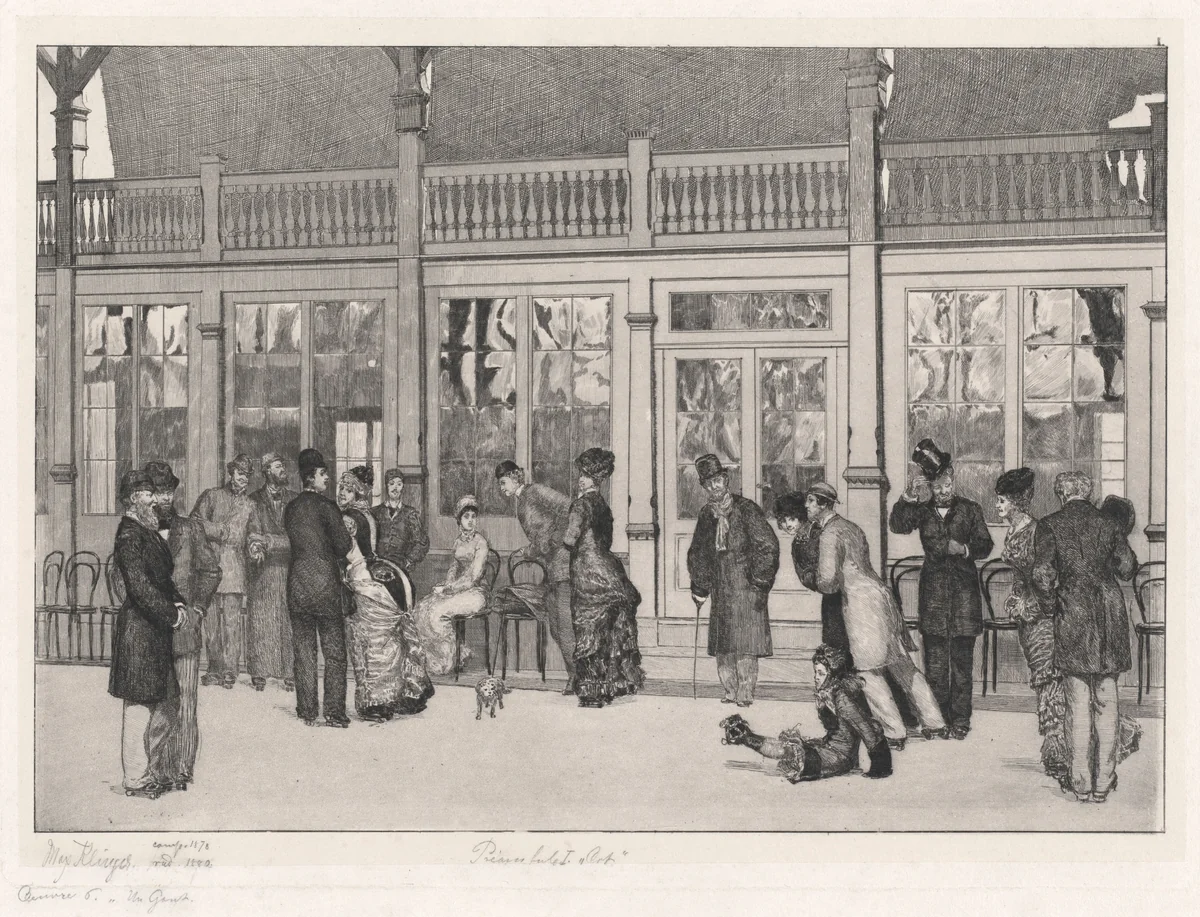 Place (Ort) by Max Klinger, portfolio, 1880