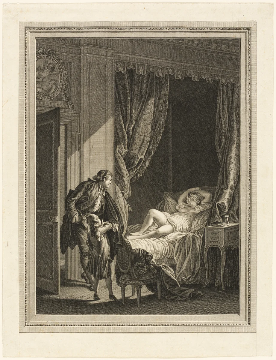 Morning by Emmanuel Jean Nepomucene de Ghendt, print, 1758-1815