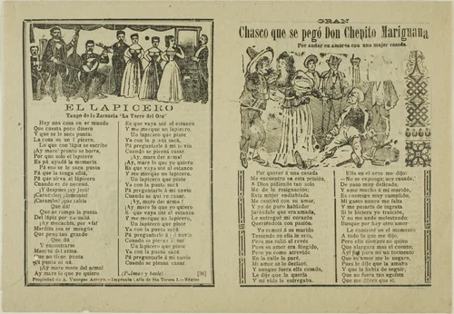 The Disappointment Suffered by Don Chepito by José Guadalupe Posada, print, 1871-1913