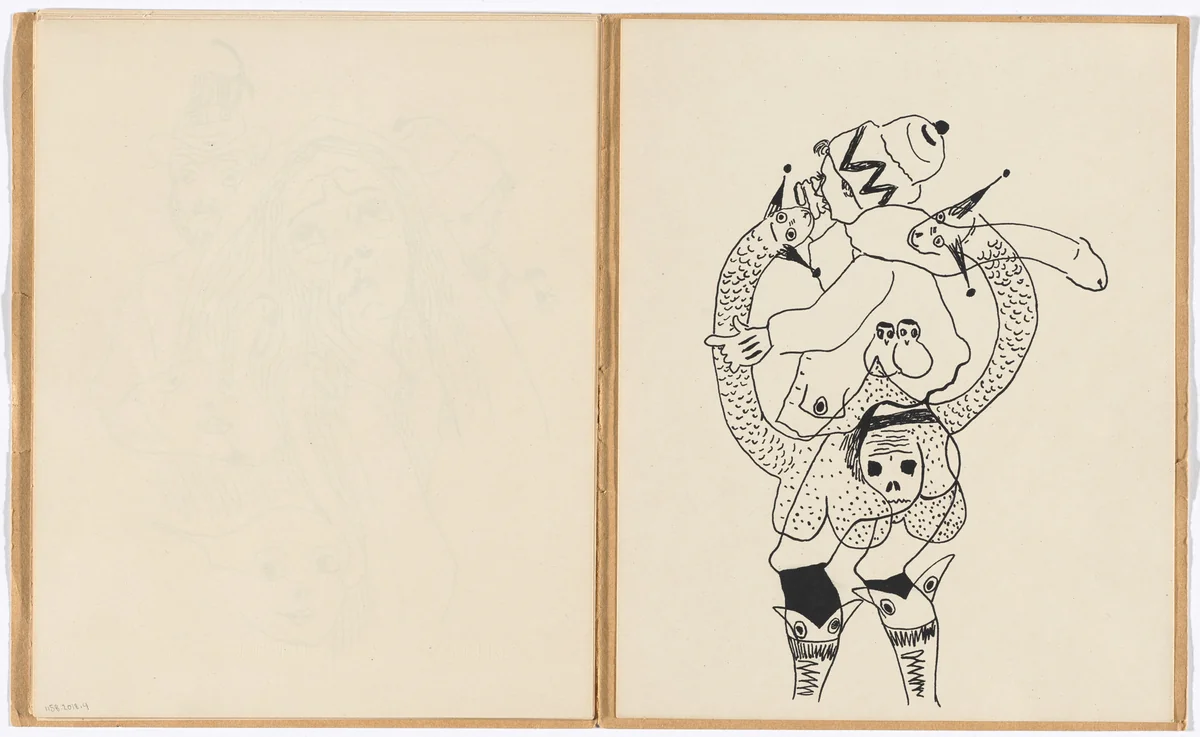 Plate (folio 12) from 591 by Francis Picabia, illustrated book, 1952