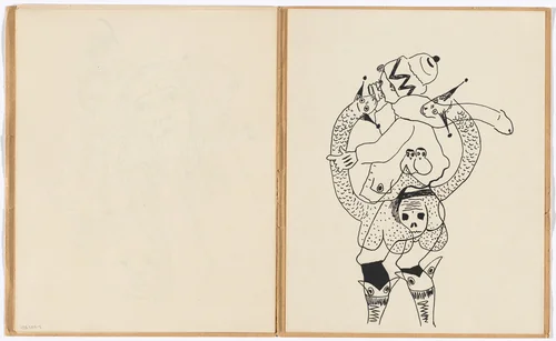 Plate (folio 12) from 591 by Francis Picabia, illustrated book, 1952