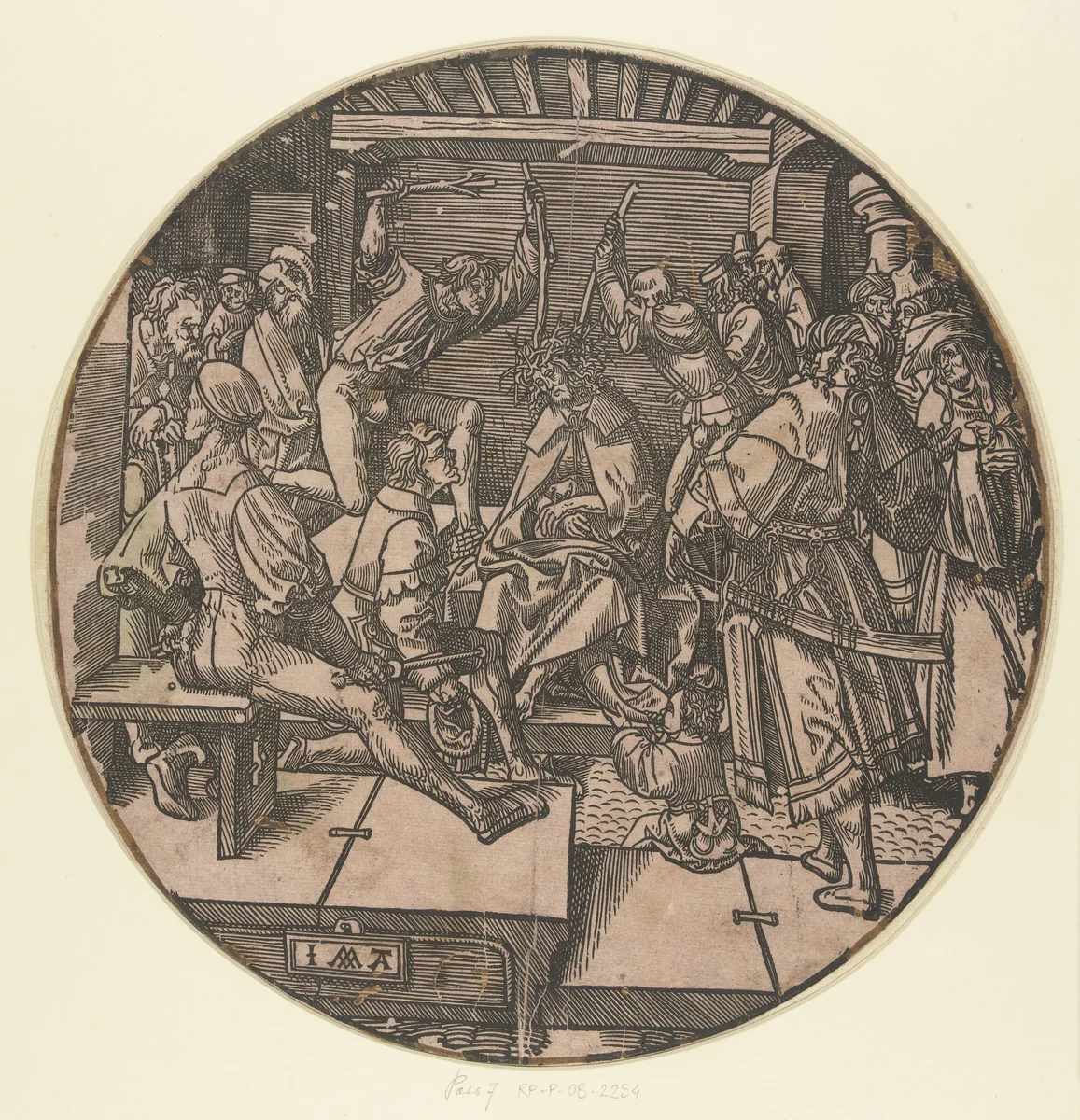 De doornenkroning by Unknown, print, 1517-1533