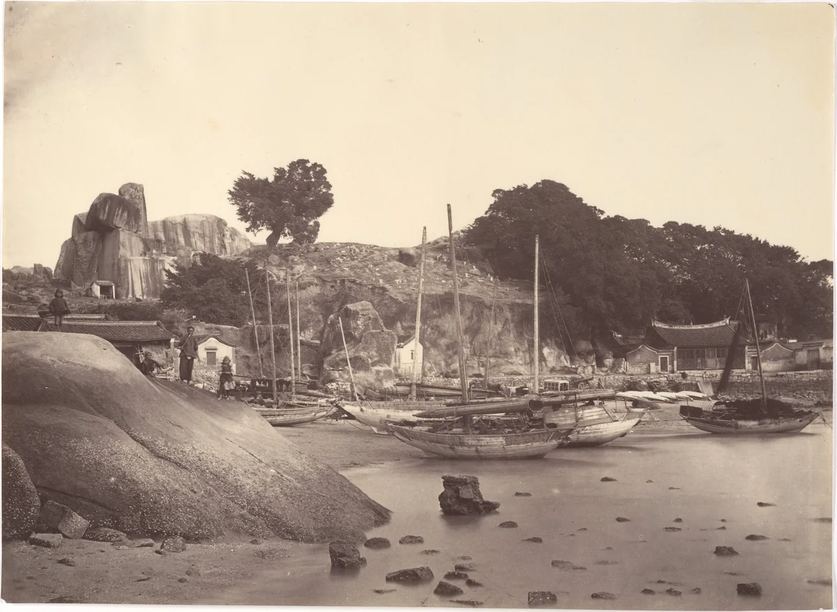 Amoy Fishing Boats by John Thomson, photograph, 1869
