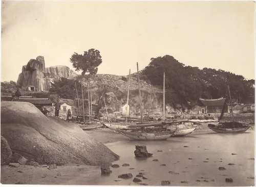 Amoy Fishing Boats by John Thomson, photograph, 1869