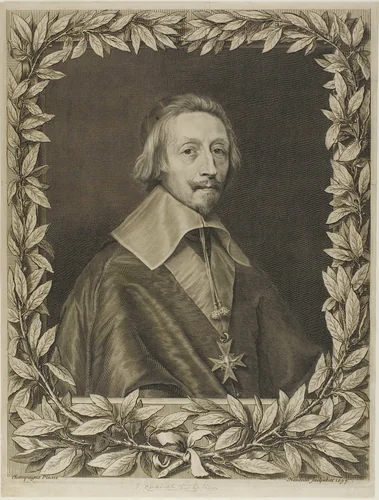 Cardinal Richelieu by Robert Nanteuil, print, 1657