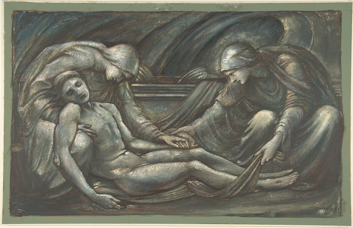 The Entombment by Sir Edward Burne-Jones, drawing, 1879