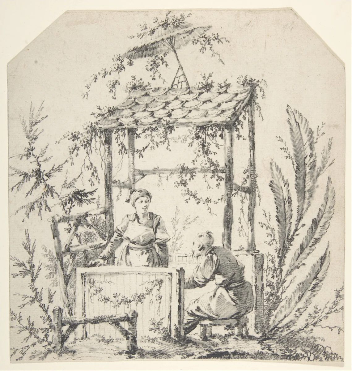 Chinoiserie by Jean Pillement, drawing, 1728-1808
