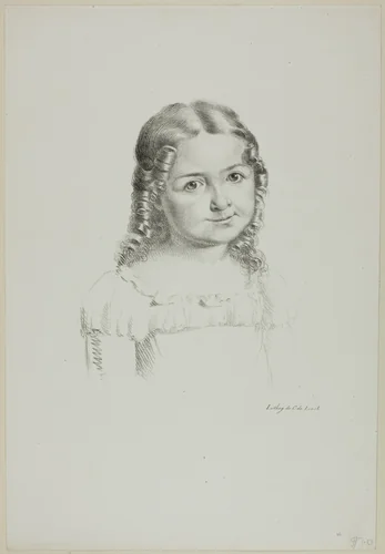 Portrait of a Child by Charles Philibert Lasteyrie du Saillant, print, 1811-1821
