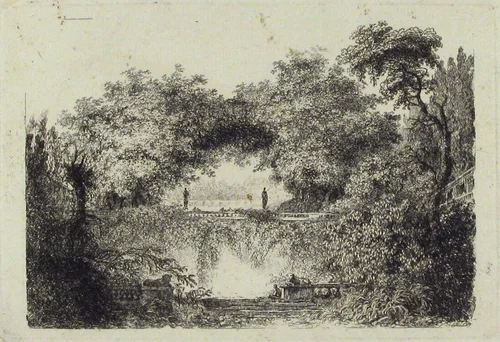 Le Petit Parc by Jean Claude Richard, print, 1735-1791