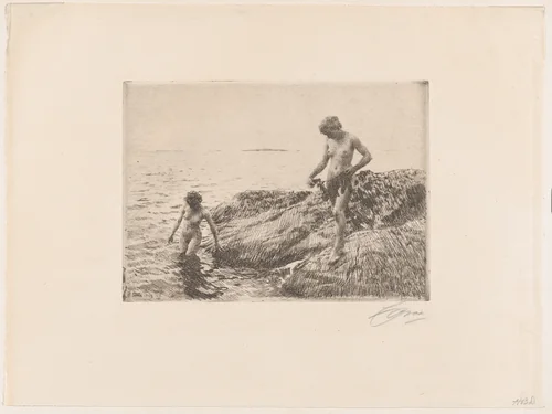 Seaward Skerries by Anders Zorn, print, 1913