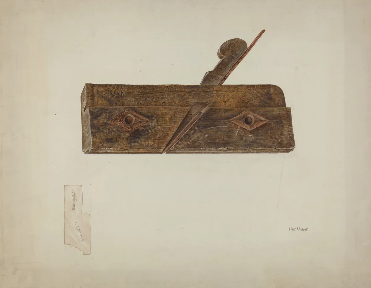 Bead Plane by Max Unger, index of american design, 1939