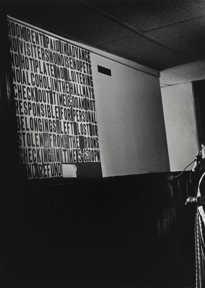 Lobby, Shangri-La Hotel by Jim Goldberg, photograph, 1991