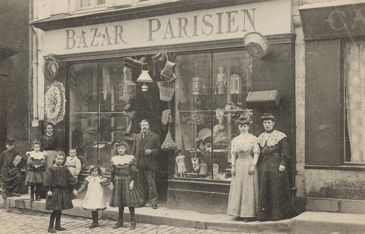 Bazar parisien, Clamecy by Unidentified Photographer, photograph, 1907