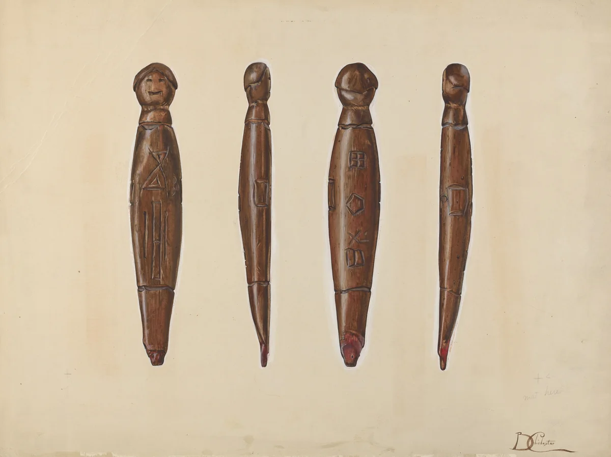 Salem Dolls by Beverly Chichester, index of american design, 1935-1942