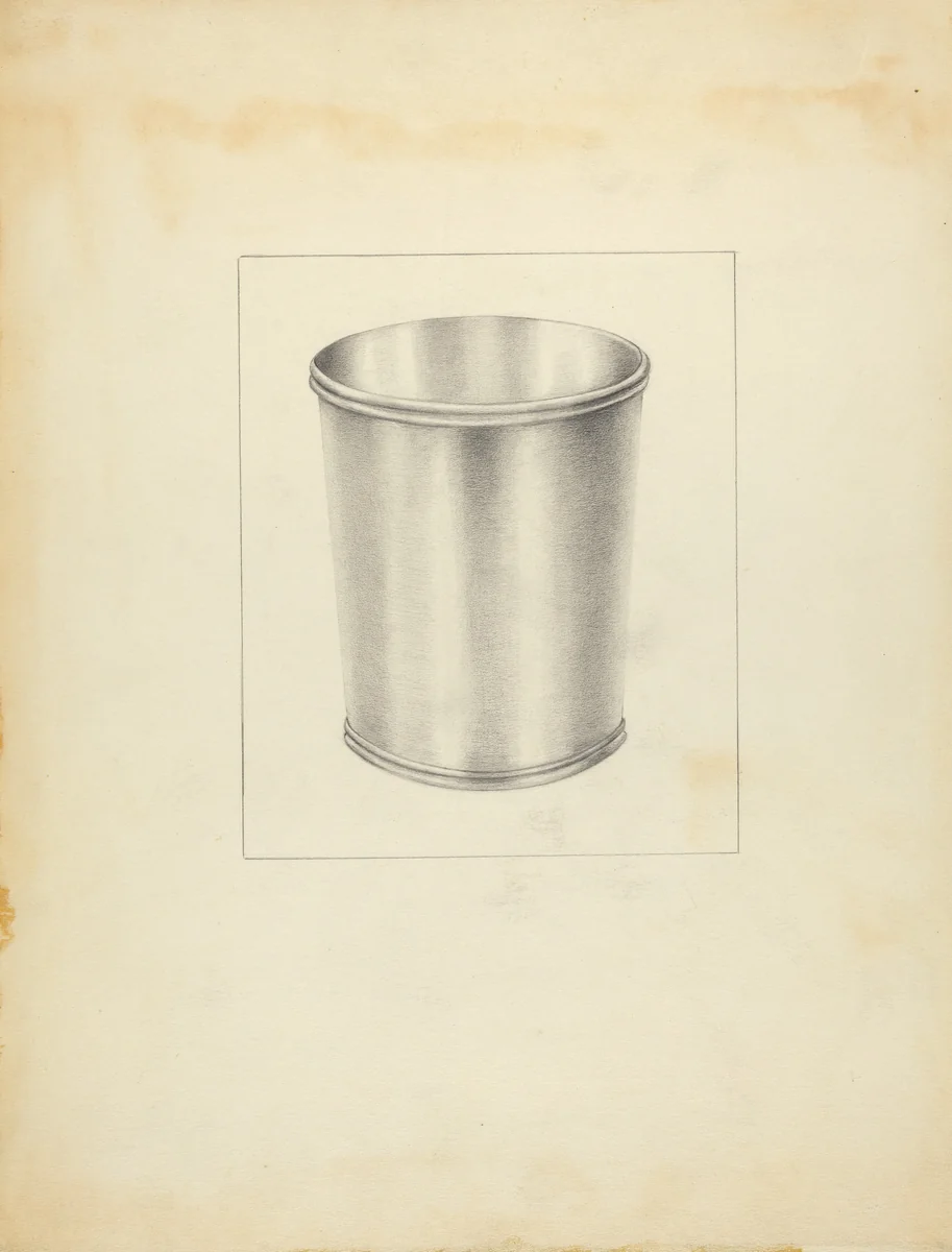 Tumbler by Michael Trekur, index of american design, 1935-1942